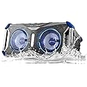 Gemini Sound SoundSplash 400W Floating Waterproof Wireless Bluetooth Speaker, LED Light Show, Dual 8” Woofers & NFC Pairing - Perfect for Pool
