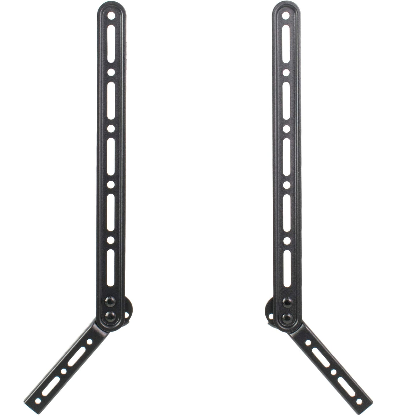 VIVO Universal Sound Bar Steel Bracket Speaker Mount Above or Below Wall Mounted TV, Fits Behind 23 to 65 inches Screens, 33 lbs. Capacity