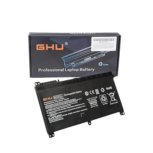 GHU New BI03XL ON03XL Laptop Battery Compatible with HP Pavilion X360 13-U M3-U M3-U001DX M3-U103DX 13-U100TU 13-U100TU Stream 14-AX 14-ax010wm