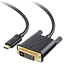 Cable Matters USB C to DVI Cable (USB-C to DVI Cable) 6 ft - Thunderbolt 4 / USB4 / Thunderbolt 3 Port Compatible with MacBook Pro, Dell XPS 13, 15