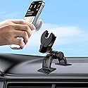 JCTRIWAY Car Phone Holder for Pop Socket, Dashboard Socket Grip Car Mount Dual Adhesive Base for Any Surfaces, Dash Sockets Phone Mount for Car, Works