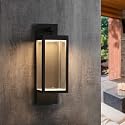 Modern Outdoor Light Fixtures Dusk to Dawn Outdoor Lighting,15" Exterior Wall Sconce, Porch Light, Black Garage Lights Wall Lamp, Waterproof Outdoor