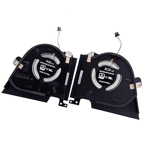 Deal4GO CPU Cooling Fan DFSCK22105182D FMB9 w/GPU Cooler Fan FMB8 for ASUS ROG Zephyrus Duo 15 GX550 GX550LWS GX550LXS