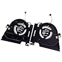 Deal4GO CPU Cooling Fan DFSCK22105182D FMB9 w/GPU Cooler Fan FMB8 for ASUS ROG Zephyrus Duo 15 GX550 GX550LWS GX550LXS