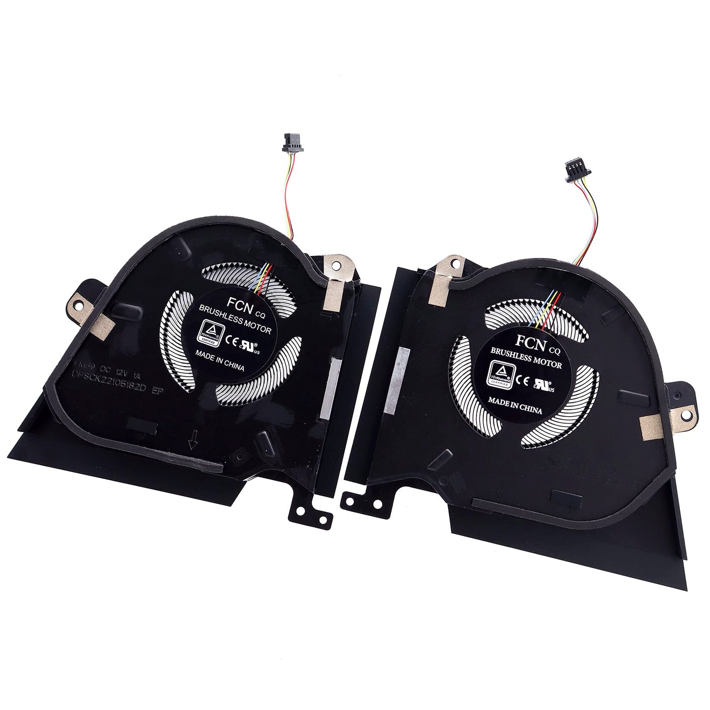 Deal4GO CPU Cooling Fan DFSCK22105182D FMB9 w/GPU Cooler Fan FMB8 for ASUS ROG Zephyrus Duo 15 GX550 GX550LWS GX550LXS