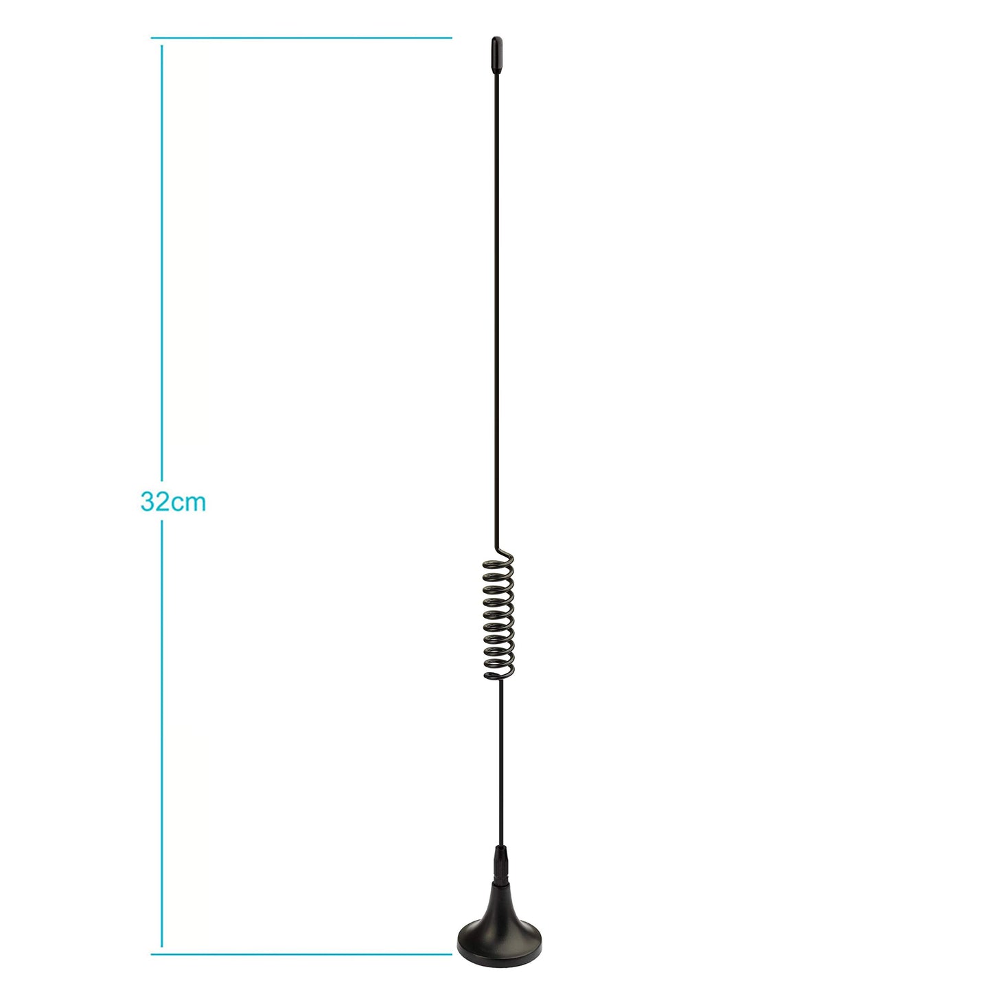 Bingfu FM Radio Antenna Magnetic Base FM Antenna for Stereo Receiver Indoor Pioneer Onkyo Yamaha Marantz Sherwood Bose Wave Music System Home Stereo