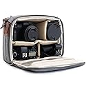 C Coiro Camera Bag for Digital DSLR SLR, Protection, Waterproof Mirrorless Small Camera Bag, Camera Lens Case, Travel Organizer Camera Insert