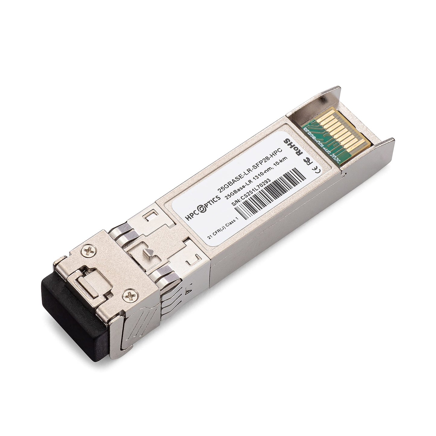 HPC Optics Compatible with Fortinet FN-TRAN-SFP28-LR 25GBASE-LR SFP28 Transceiver | 25G LR 10km SMF 1310nm FN-TRAN-SFP28-LR-HPC