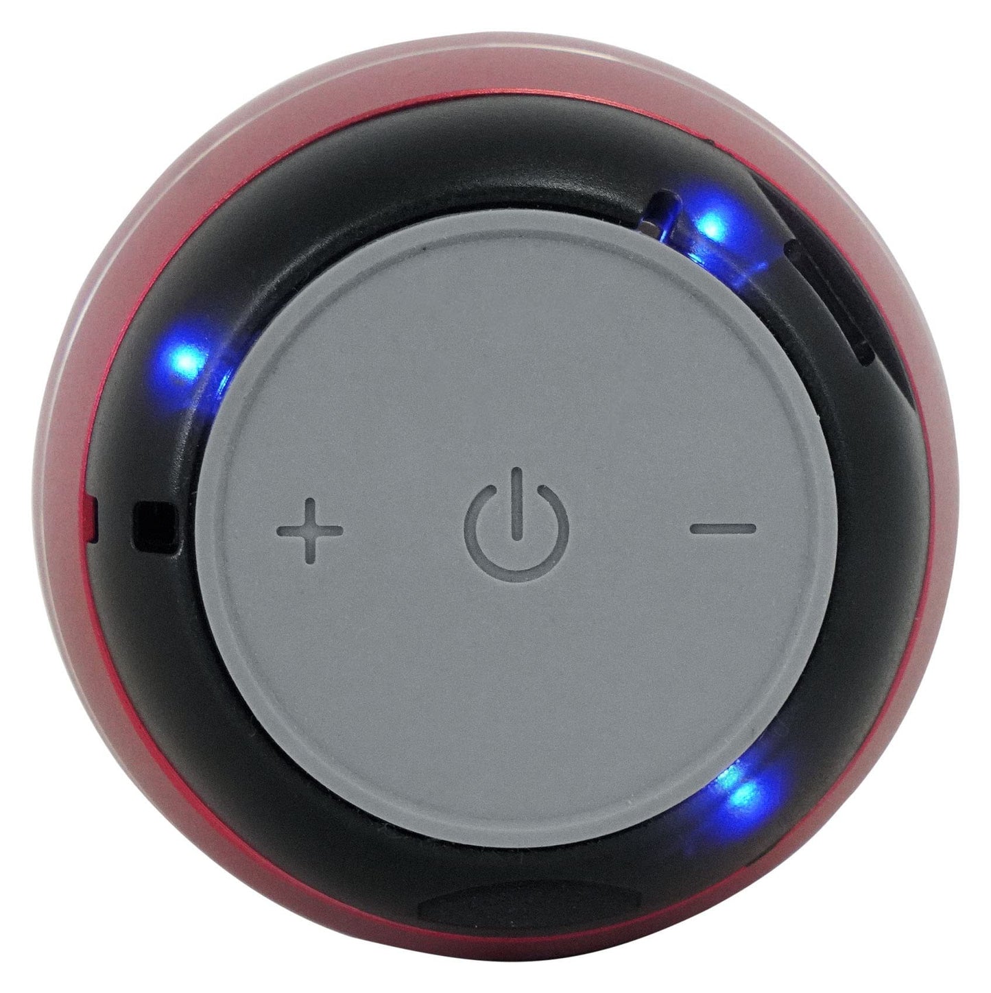 Rockville RPB2-RED 5W Portable Bluetooth Speaker, TWS Wireless Stereo Link, Built-in Mic, SD Slot, Selfie Remote, Aluminum Design