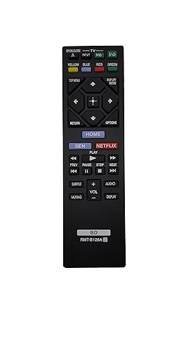 Replace RMT-B126A Remote Control for Sony Blu-Ray DVD Player BDP-S3200 BDP-S5200 BDP-S5200/D