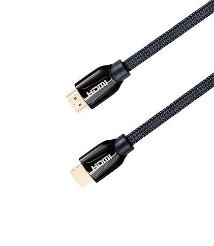 JAVEX Pure Copper HDMI Cable, Metal Connector, Nylon Braided Protection, 4K@60Hz 18Gpbs, 3M(10FT)