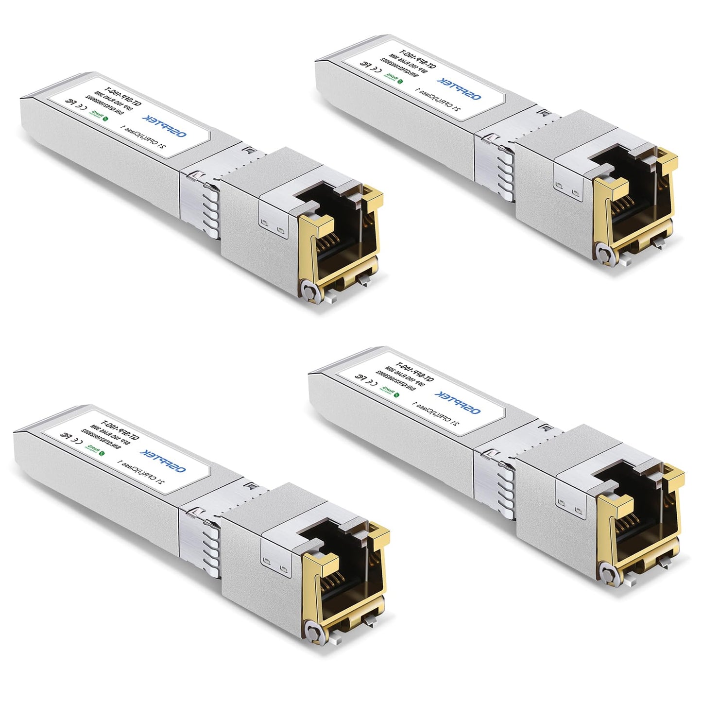 10GBASE-T SFP+ RJ45 Network Transceiver Module, 10Gb SFP to RJ-45 Copper Mini GBIC Low Working Temp Compatible with Cisco SFP-10G-T-S, Ubiquiti, Open
