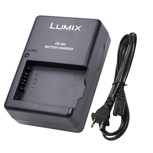 DE-A83 DMW-BMB9 Battery Charger for Panasonic DE-A84 Charger Lumix DC-FZ80, DC-FZ80D, DMC-FZ40K, DMC-FZ45K, DMC-FZ47K, DMC-FZ48K, DMC-FZ60, DMC-FZ70