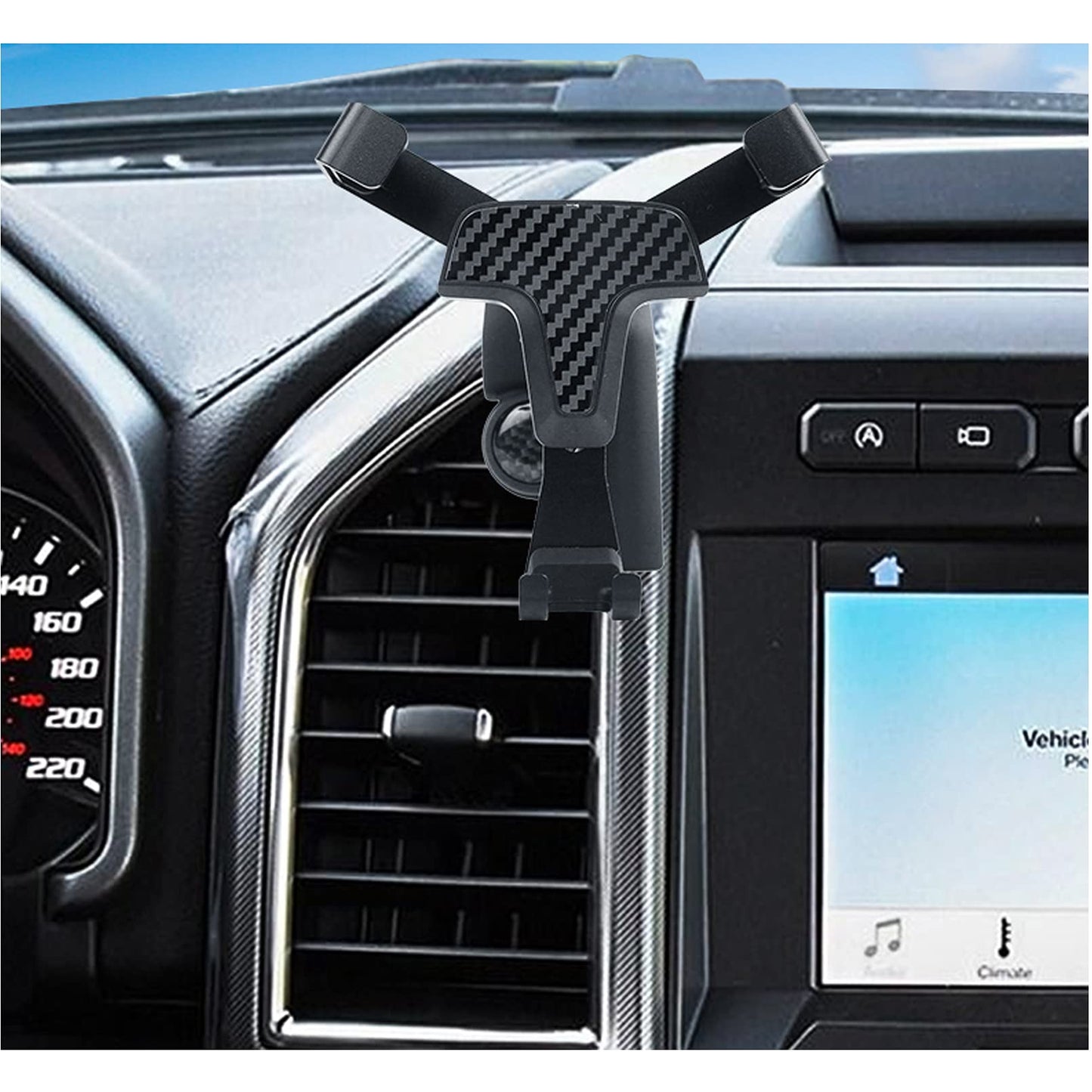ITrims Car Phone Holder for Ford F-150 F150 2015-2020, Car Air Vent Cell Phone Holder Cradles Mount Compatible for iPhone 11 pro/XS/XR/X/8/7, Galaxy