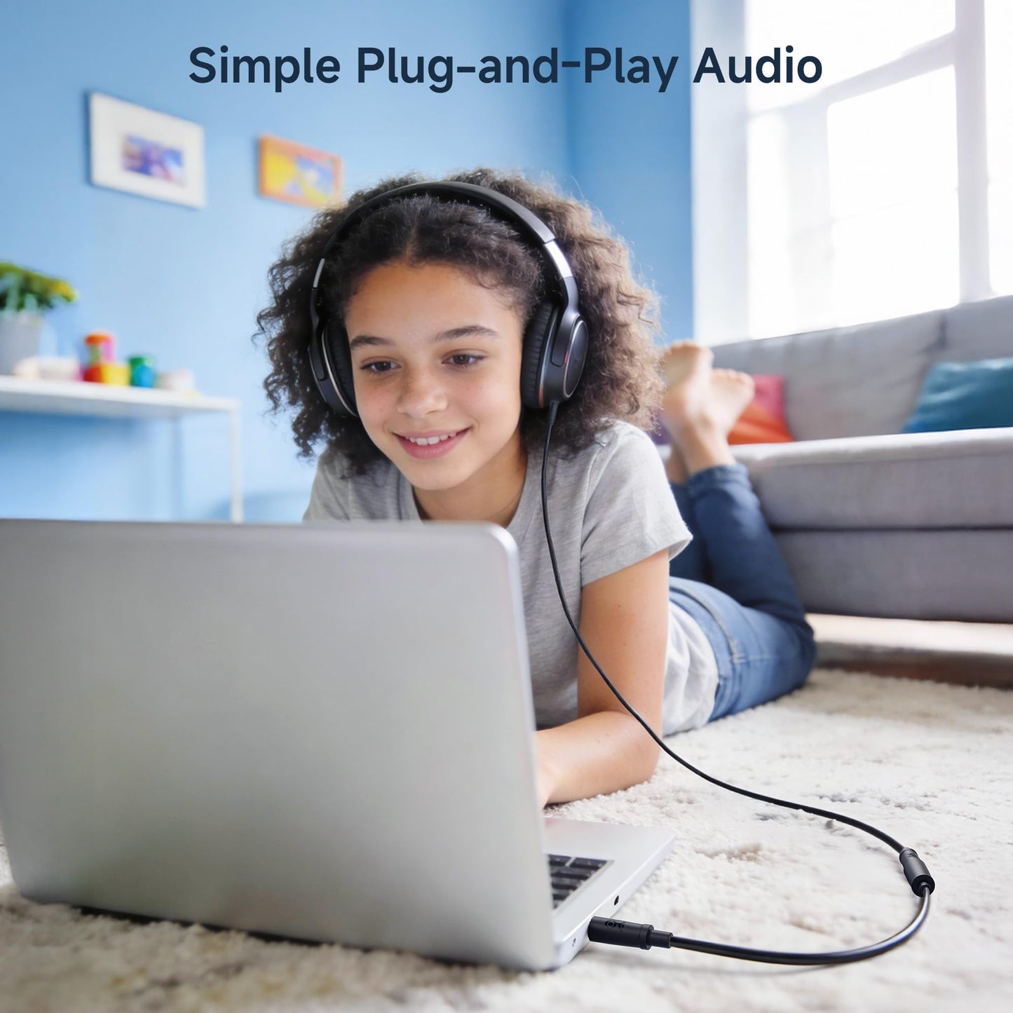 Cable Matters Combo-Pack TRS 2.5 mm and 3.5 mm Headphone Adapter Kit (1X 2.5mm to 3.5mm Converter and 1X 3.5mm to 2.5mm Converter) in Black - 4 Inches