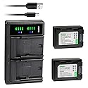 Kastar 2-Pack IA-BP210E Battery and LTD2 USB Charger Replacement for Samsung HMX-S15, HMX-S15BN, HMX-S15BP, HMX-S16, SMX-F40, SMX-F40BN, SMX-F40LN