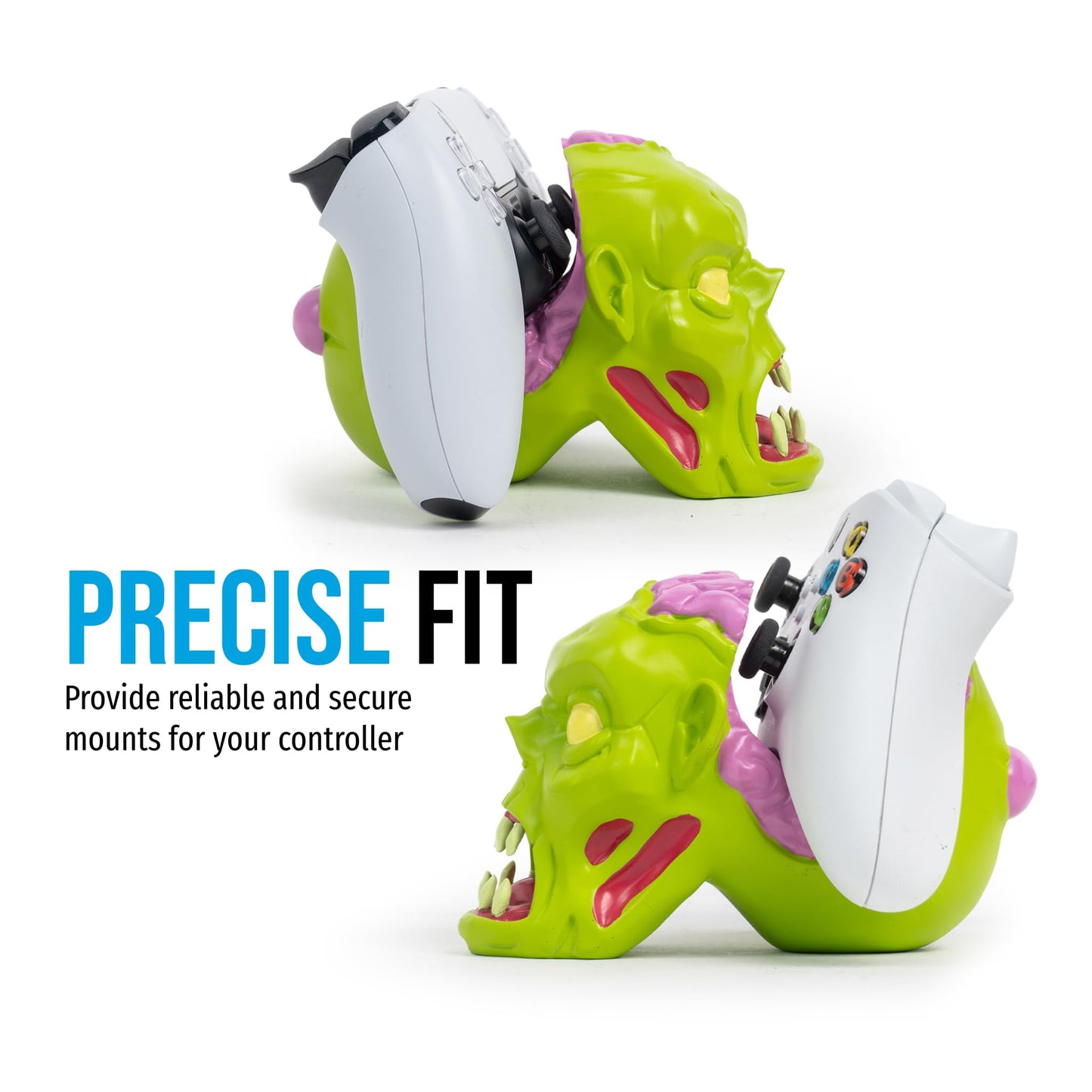 Glistco Zombie Head Controller Stand - Controller Holder Figure, Gaming Controller Accessories, Zombie Collectible Home Decor for Desktop, Compatible