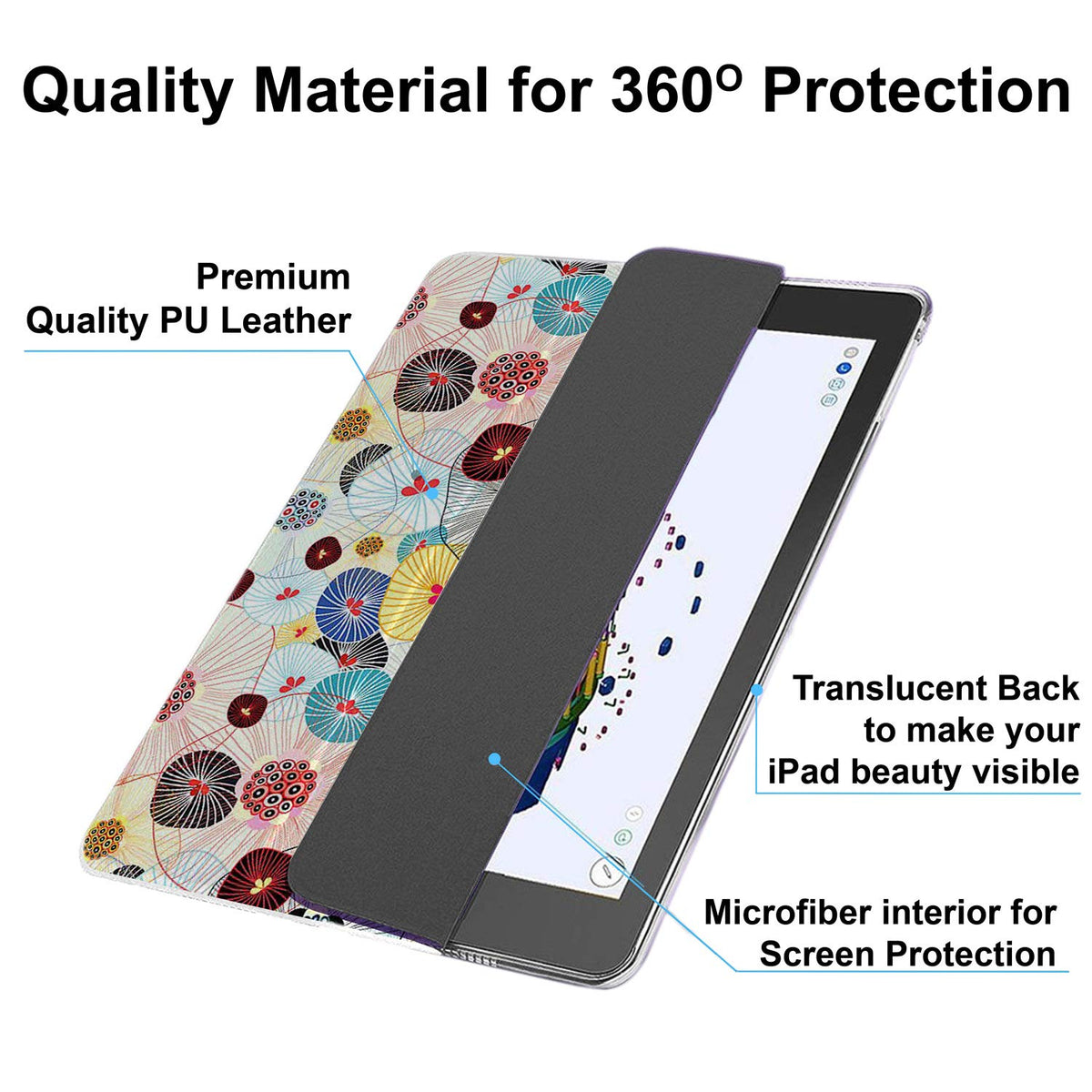 DuraSafe Cases for iPad mini 4th Generation Printed Cover A1538 MK6K2LL/A MK6J2LL/A MK6L2LL/A A1550
