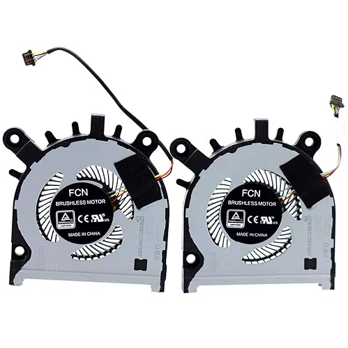 Deal4GO CPU Cooling Fan DFS350705PQ0T FJD1 w/GPU Cooler Fan DFS350705PQ0T FJ3J for Acer Swift 3 (Aspire S14) Ultrabook SF314-51 SF314-51-731X