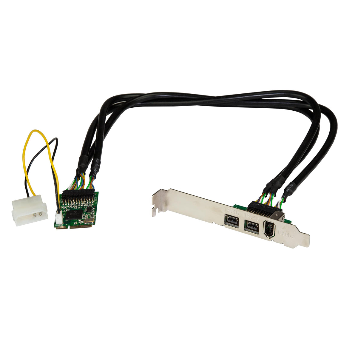 StarTech 3-Port 2b 1a 1394 Mini PCI Express FireWire Card, TAA (MPEX1394B3)