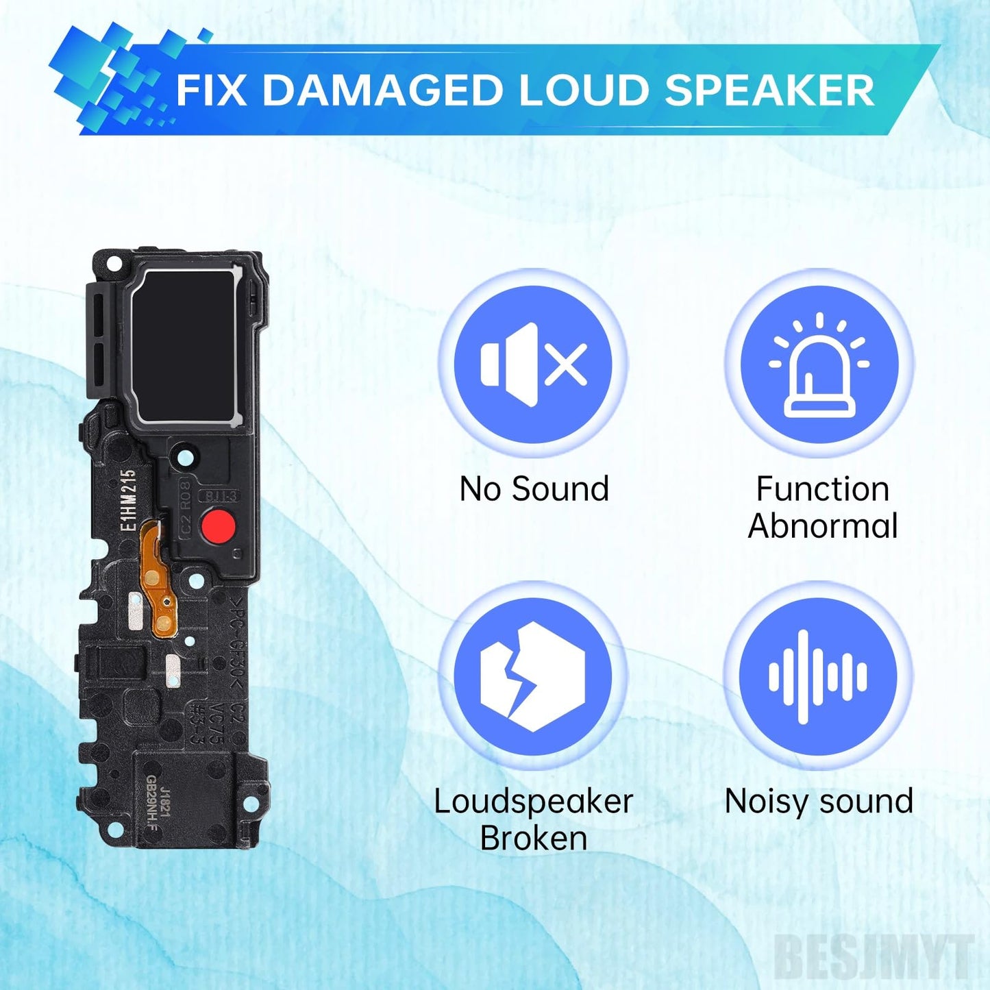 BESJMYT for Samsung Galaxy Note 20 Ultra 5G Loud Speaker Replacement Loudspeaker Ringer Clear Sound Ringtone Buzzer Repair for Samsung Galaxy Note 20