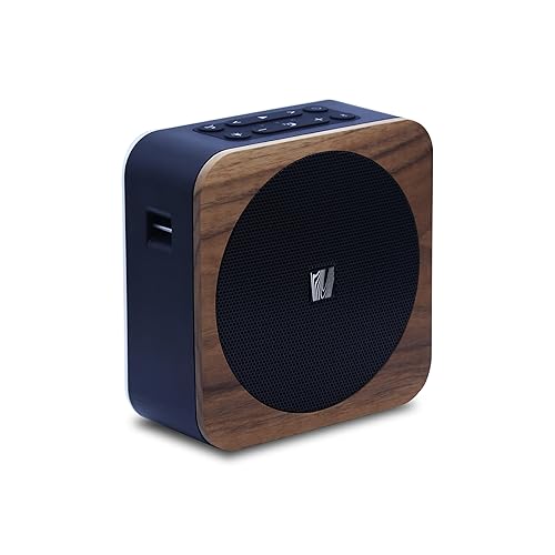 Soundfreaq Sound Spot II SFQ-18: Portable Bluetooth Speaker with Powerful Bass, Nature Sounds, Ambient Light, and Speakerphone (Black)