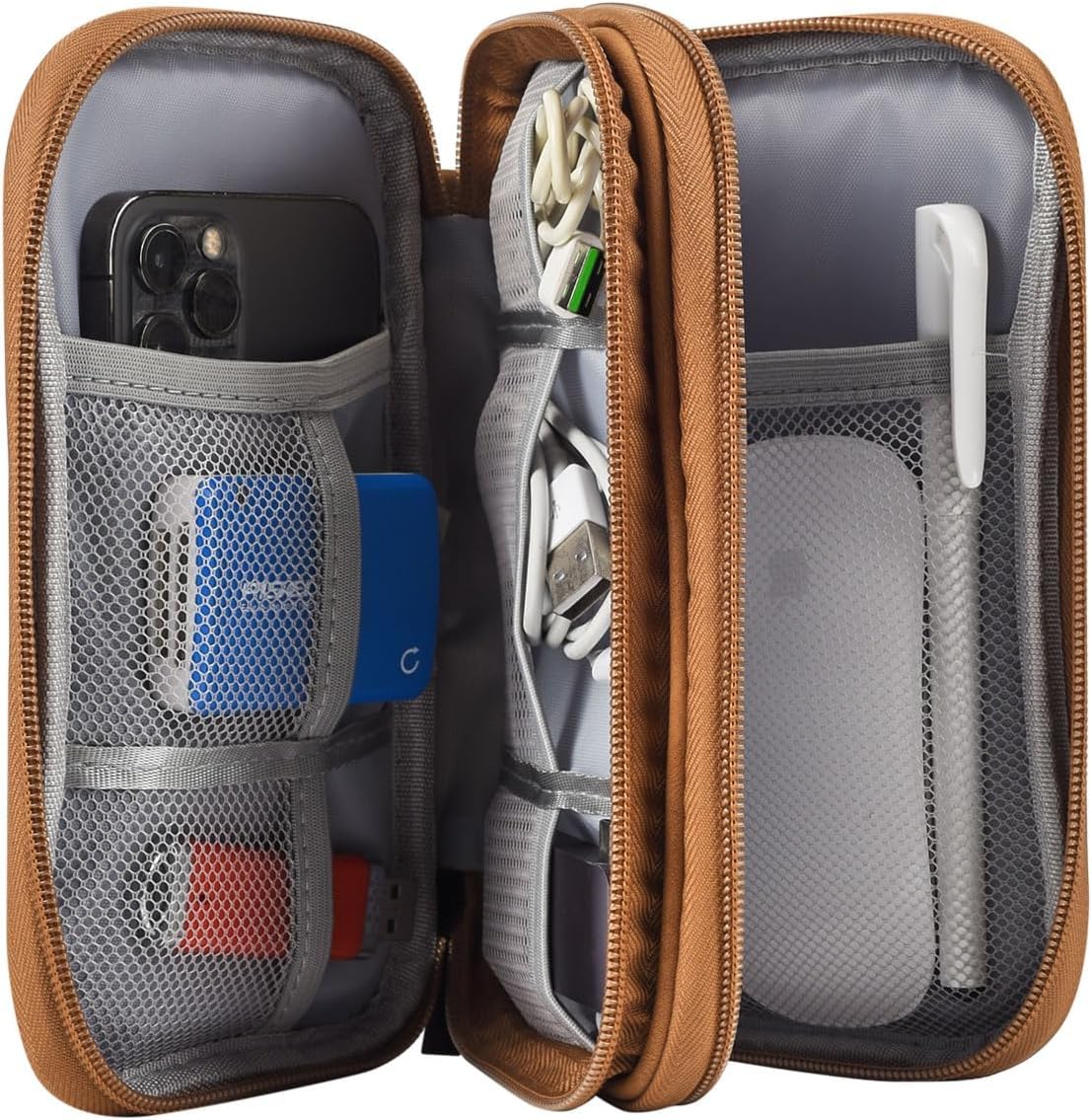 Electronic Organizer Travel Cable Accessories Case, Electronic Organizer Bag, Waterproof Electronic Accessories Organizer Case for Power Bank