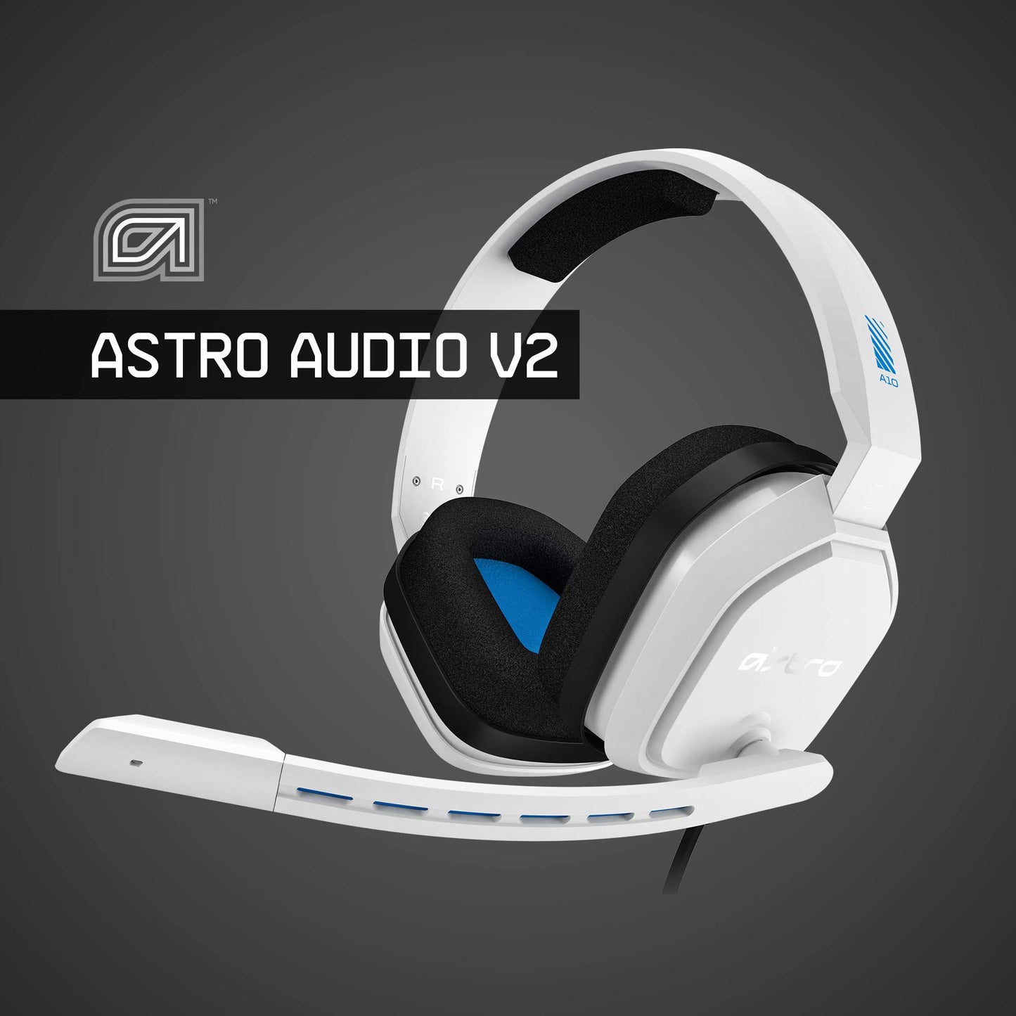ASTRO Gaming A10 Wired Gaming Headset, Lightweight and Damage Resistant, ASTRO Audio, 3.5 mm Audio Jack, for Xbox Series X|S, Xbox One, PS5, PS4