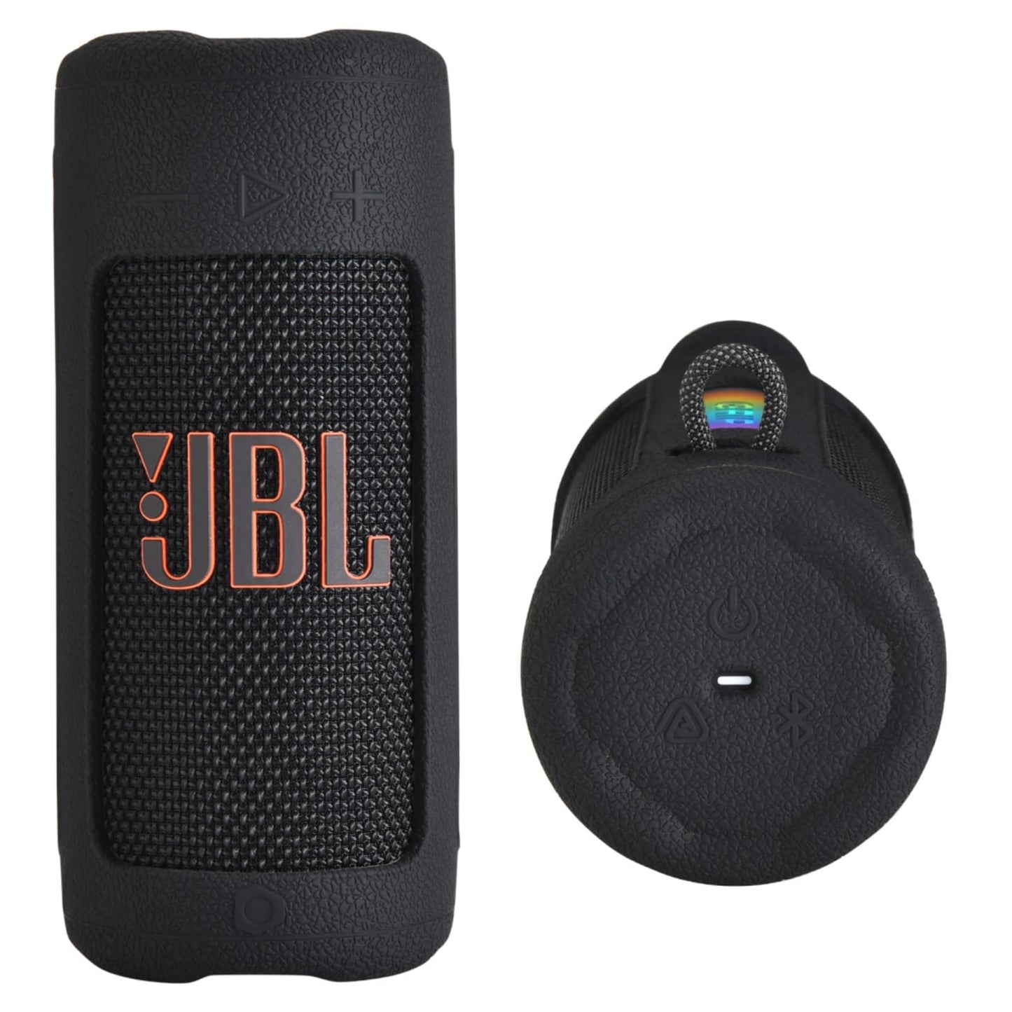Ferbao Silicone Case for JBL Grip,Protective Case Cover for JBL Grip,with Shoulder Strap (Black)