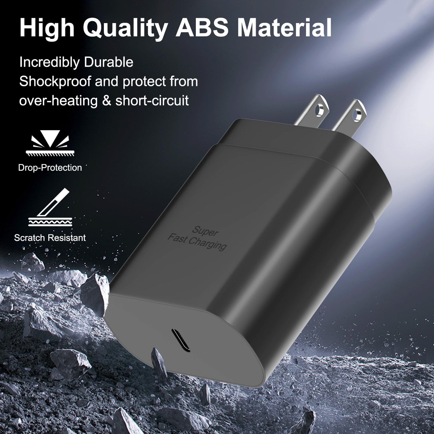 Samsung USB-C Super Fast Charging Power Adapter,25W PD Charger Block for Samsung Galaxy S26/S26 Ultra/S26+/S25 Ultra/S25/S25+/S24 Ultra/S24/S24+/S23