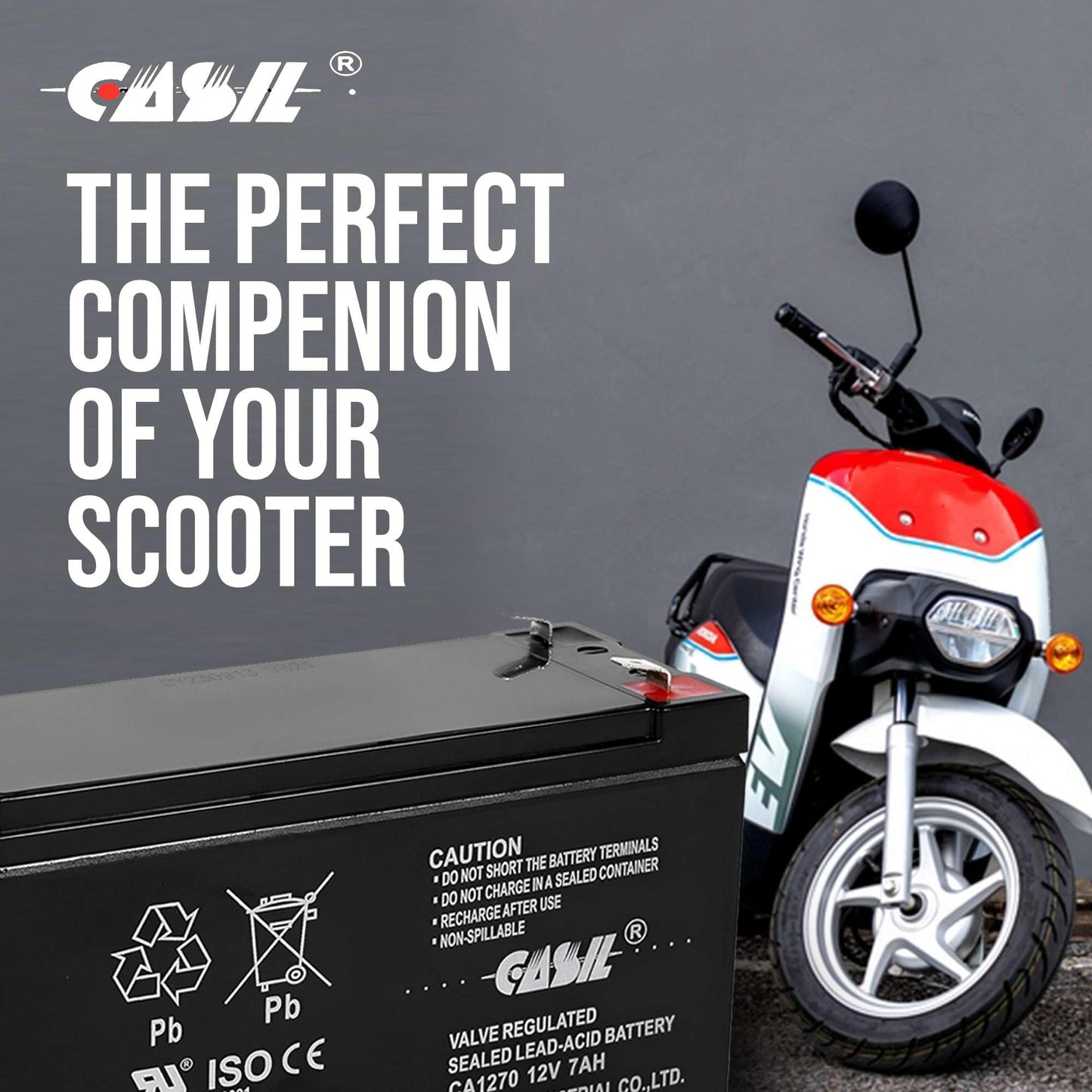 Casil 12V 7Ah Replacement Battery Compatible with Baace CB7-12