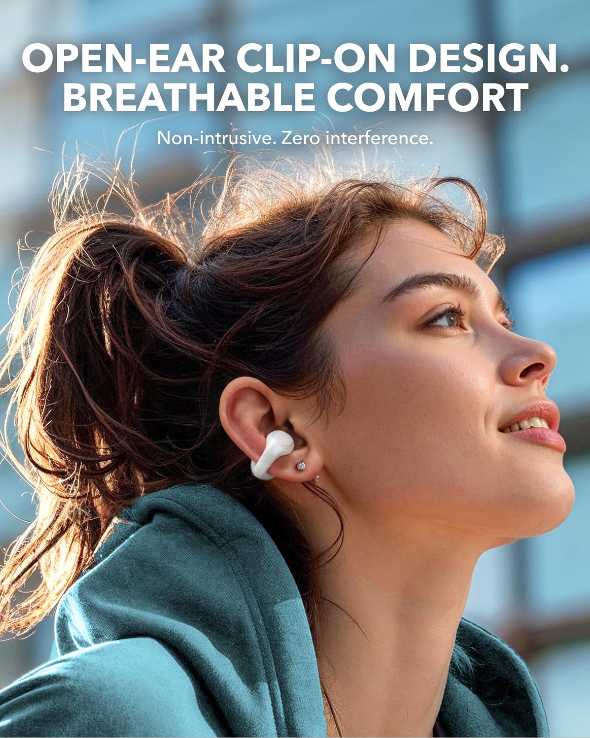 Soundcore C30i by Anker Open Ear Earbuds, Clip On Earbuds (Renewed)