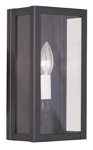 Livex Lighting 4029-07 Milford 1-Light Wall Sconce, Bronze