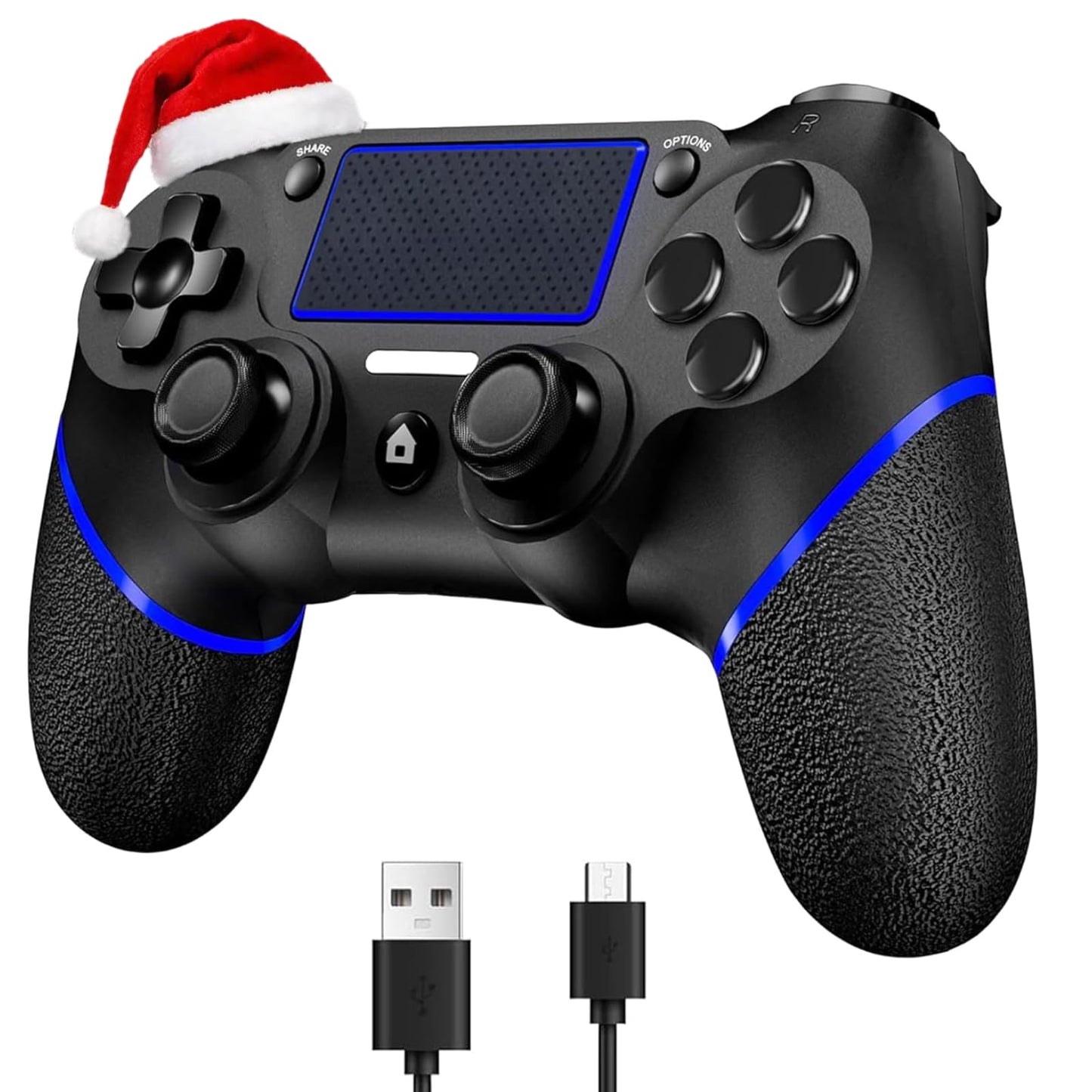 SZDILONG Upgraded Wireless Controller for Ps4 Gamepad Compatible with Ps4/Pro/Slim/Windows PC,Joystick for PS4 with Touchpad/Stereo Headphone