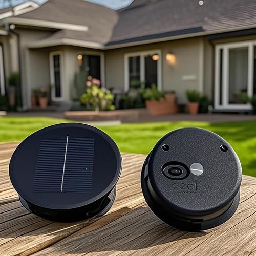 TAKE ME Solar Lantern Replacement Top 3.2 Inch - Upgraded Bright LED, Waterproof Solar Light Cover with High-Efficiency Panel - Fits Outdoor Garden