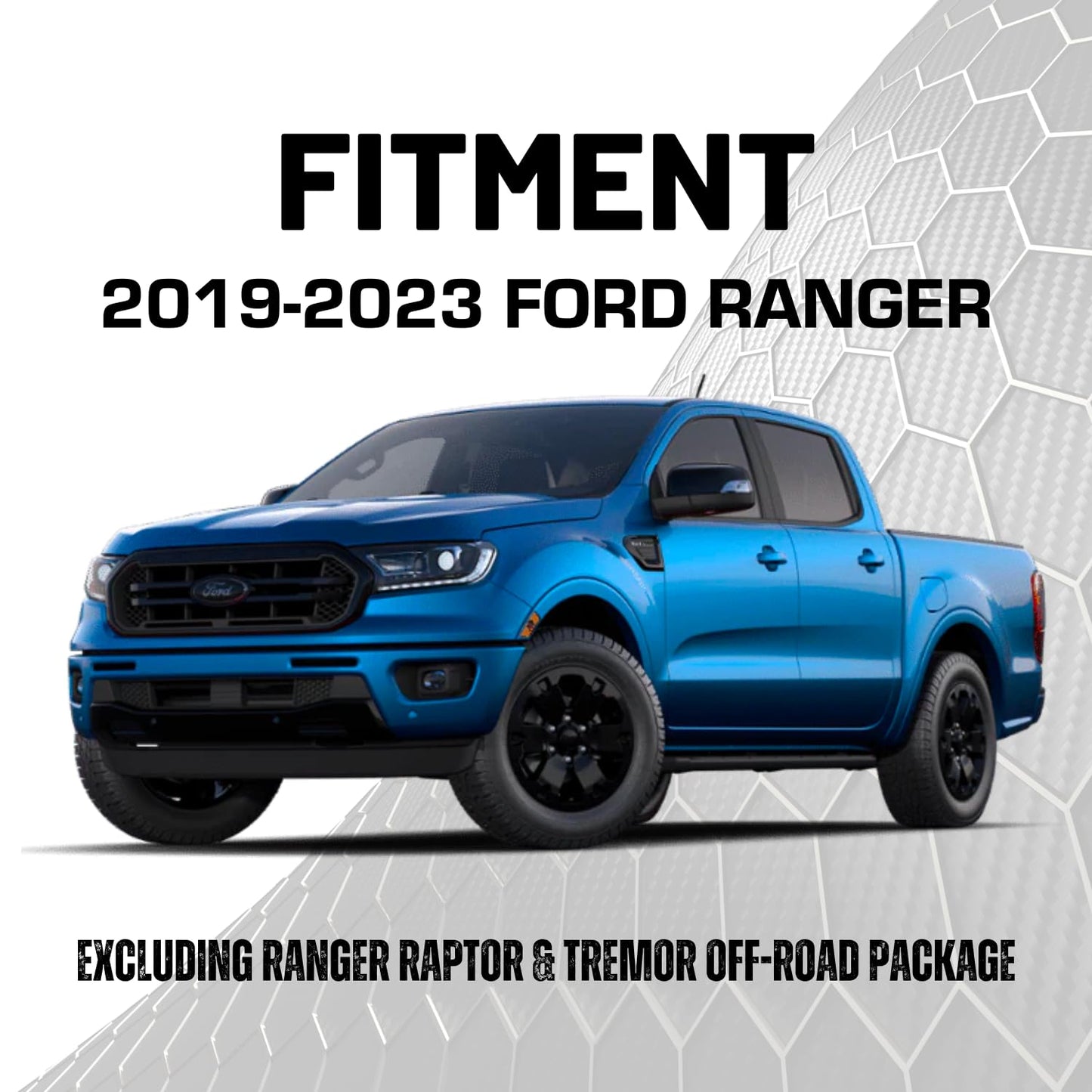 Bulletpoint RubiGrid Metal Dash Mount Phone Holder Multi-Device Mount Compatible with 2019-2023 Ford Ranger