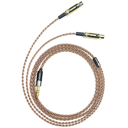 GUCraftsman 6N Single Crystal Copper 3.5mm/4.4mm/4Pin XLR Headphone Upgrade Cable for AUDEZE LCD-X LCD-XC LCD2 LCD3 LCD4 LC5 LCD24 LCD-MX4 MM-500…