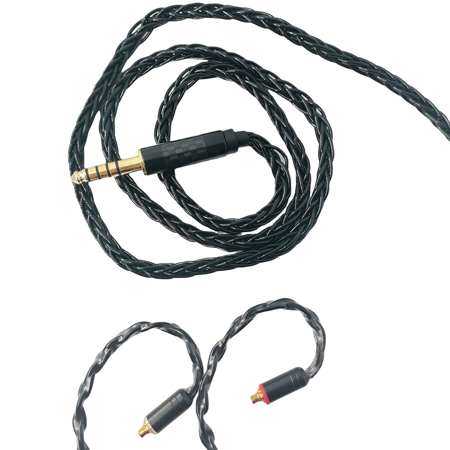 QZXYHYN HiFi in Ear Earphone Replacement Cable 8 Core Silver Plated Copper Upgrade Earphone Cable for Shure SE315 SE846 SE425 TIN Audio T2 Pro…