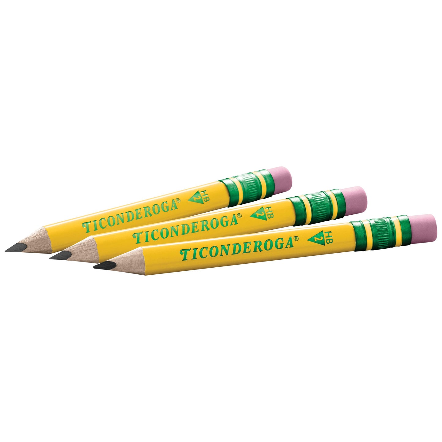 Ticonderoga My First Half-Size Wooden Pencils, 12 Pencils/Pack, 1 Pack