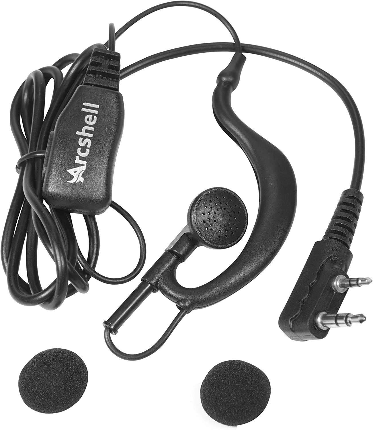 Arcshell 6 Pack Earpieces Headsets with Mic