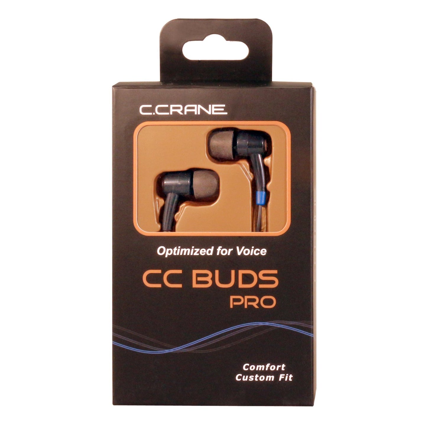 C. Crane CC Buds-Pro Full Stereo in-Ear Earbud Headphones - for Audio Books and Voice Clarity