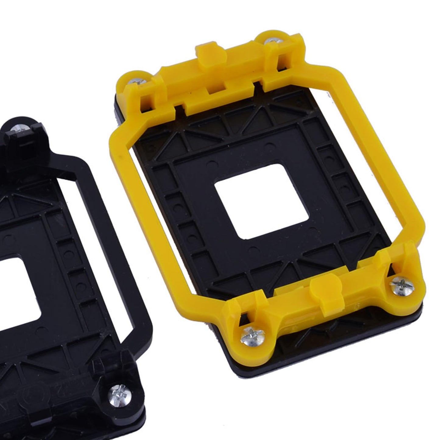 uxcell 2 Piece AMD CPU Fan Bracket Base Heatsink Retention CPU Cooler Mounting Bracket Motherboard Back Plate Holder for AMD AM2 AM3 FM1 FM2 FM2