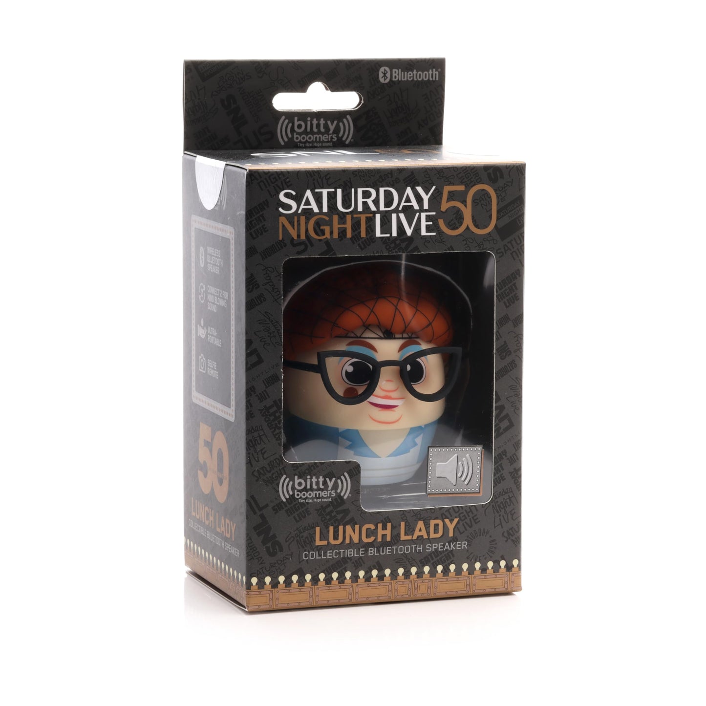 Bitty Boomers NBC Universal: Saturday Night Live SNL - Lunch Lady - Mini Bluetooth Speaker