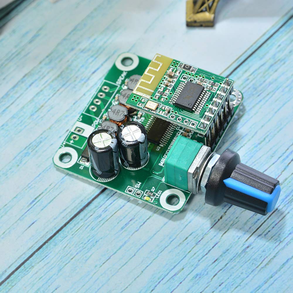 Comimark 1Pcs TPA3110 15Wx2 Digital Amplifier Board Audio Stereo Bluetooth 4.2 Output Power
