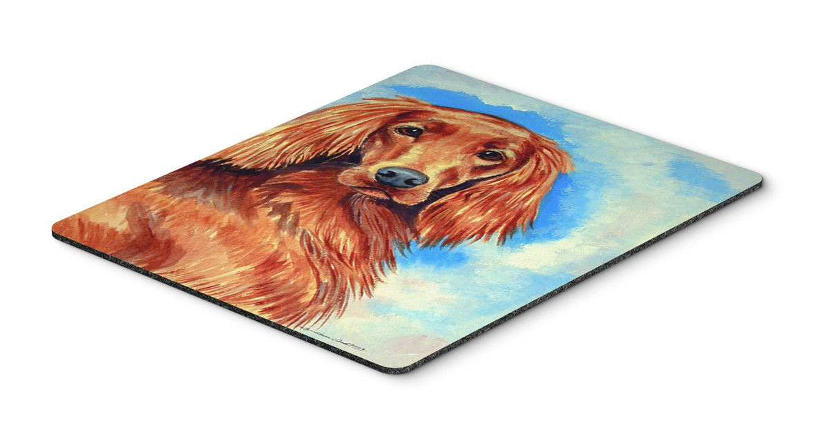 Caroline's Treasures 7029MP Irish Setter Mouse Pad, Hot Pad or Trivet for Home Office Gaming Working Computers Laptop Mouse Mat,Washable Large