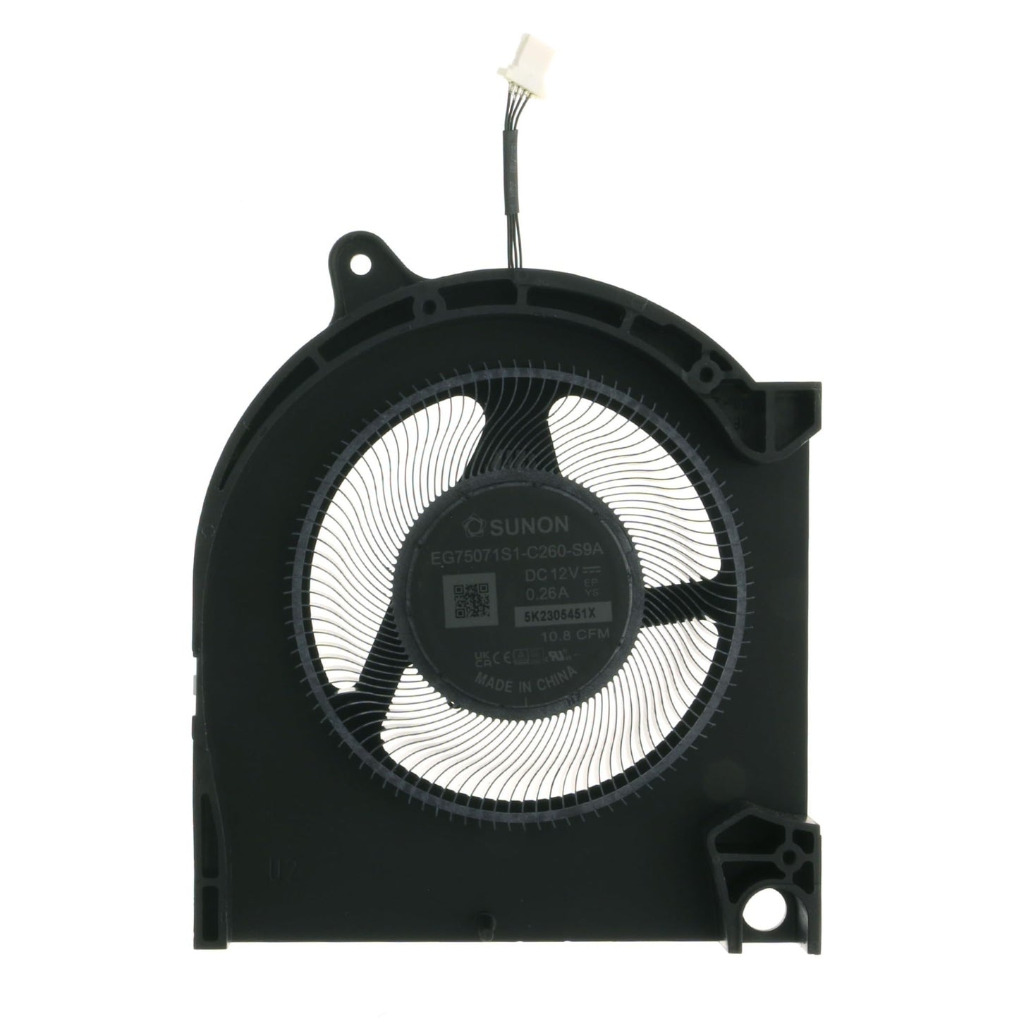 Replacement CPU&GPU Cooling Fan for Dell G16 7630 7635 EG75071S1-C270-S9A EG75071S1-C260-S9A 5K230504LV 5K2305451X DC 12V