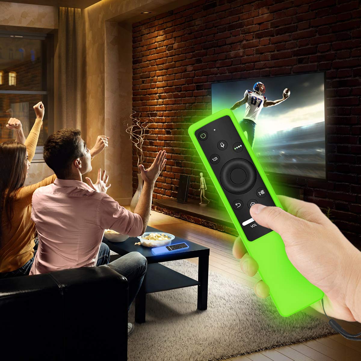 3-Pack Protective Case for Samsung Smart TV Remote Control BN59 Series, Light Weight Kids-Friendly Anti Slip Shockproof Silicone Case Cover