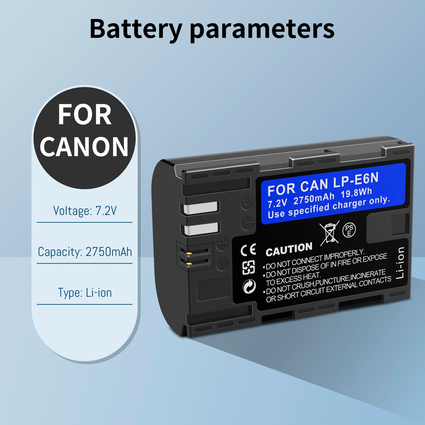 2Pcs LP-E6N Battery, Dual Slot Charger Box Compatible for Canon EOS R7, R6, R5, R, 6D Mark II, 5D Mark IV, 5D Mark III, 5DS, 5DS R, 5D Mark II, 80D