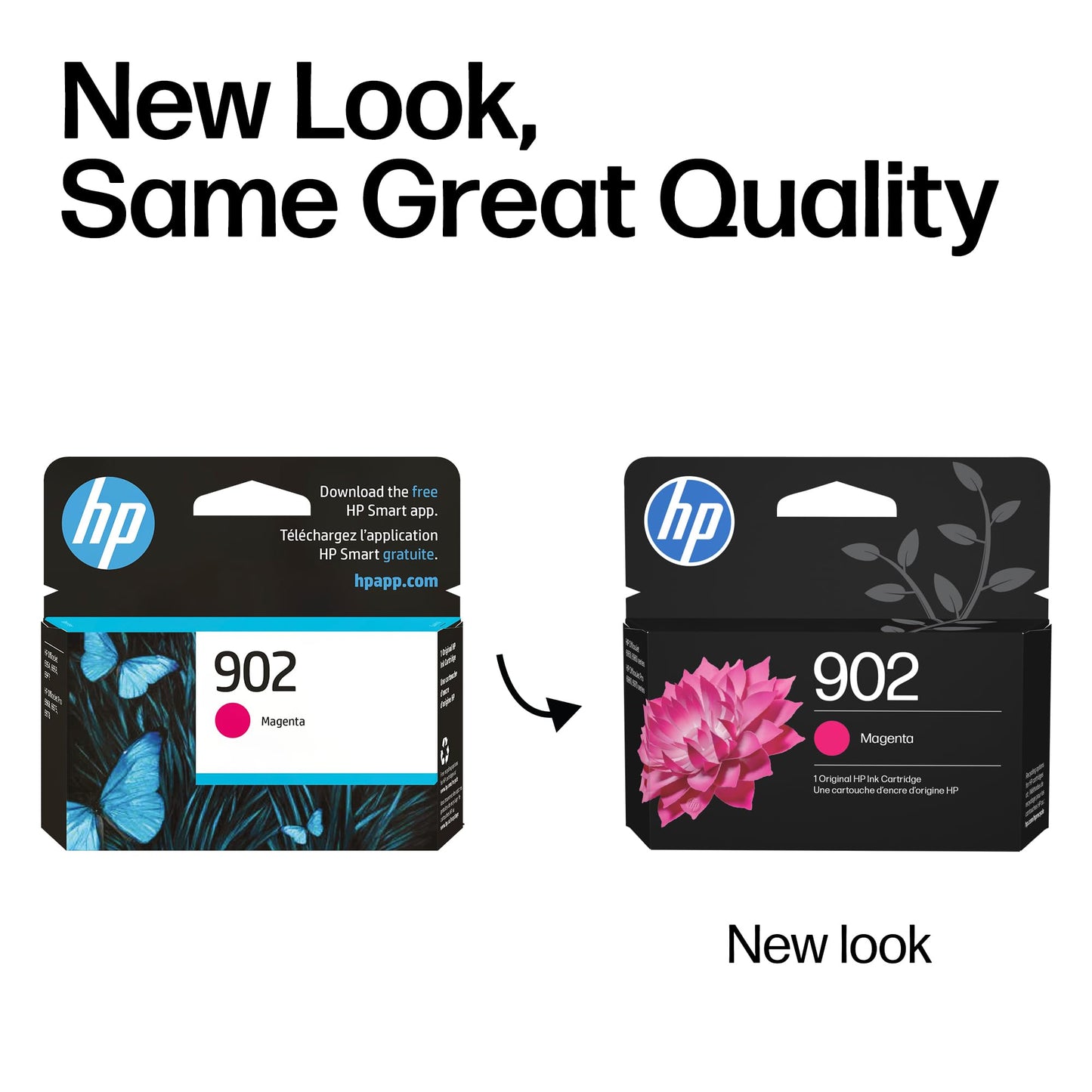 HP 902 Magenta Ink Cartridge | Works with OfficeJet 6950, 6960, Pro 6960, 6970 Series | T6L90AN