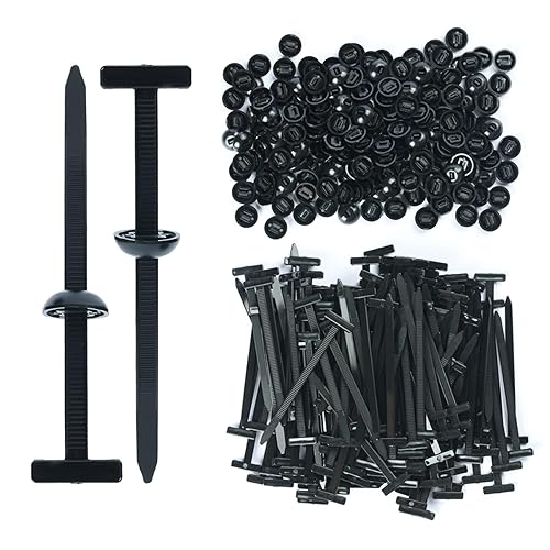 50pcs Nylon Universal Cable Tie Buckle: Auto Zip Tie Buckles for Cars, High-Strength Cable Tie Buckle Zip Tie with Universal Use